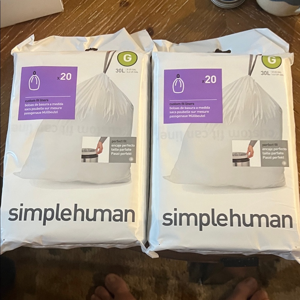 Simplehuman White Custom Fit Liners
